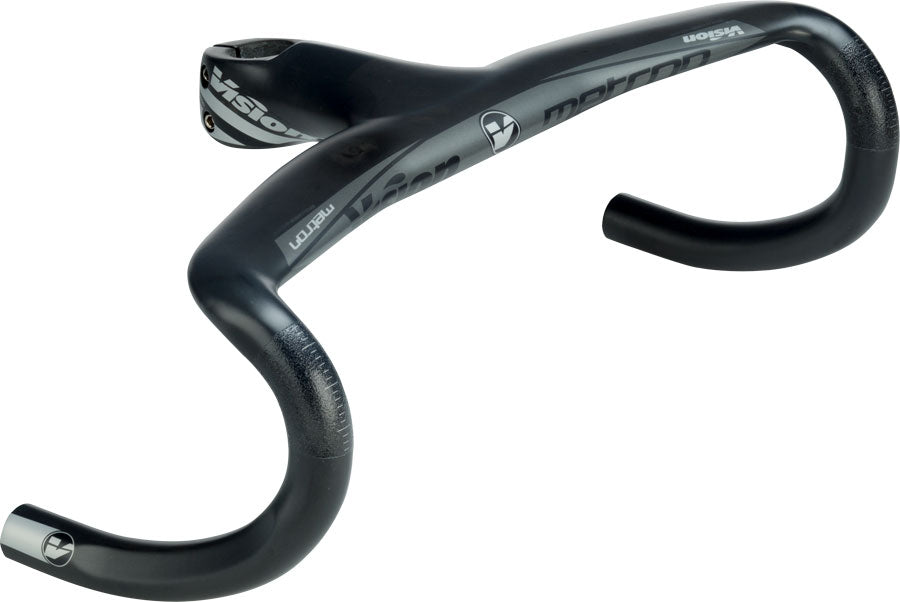 Vision Metron 5D Drop Handlebar - Carbon, Integrated, 42cm, Black, 110mm
