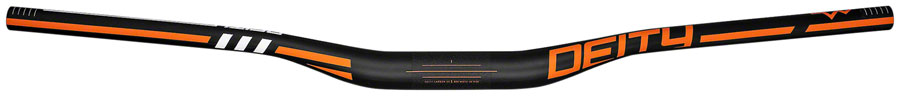 DEITY Skywire 35 Handlebar - 25mm Rise, 800mm Width, 35mm Clamp, Orange
