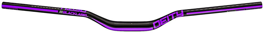 DEITY Blacklabel Handlebar - 25mm Rise, 800mm Width, 31.5mm Clamp, Purple
