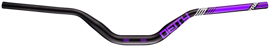 DEITY Highside Handlebar - 80mm Rise, 760mm Width, 31.8mm Clamp, Purple