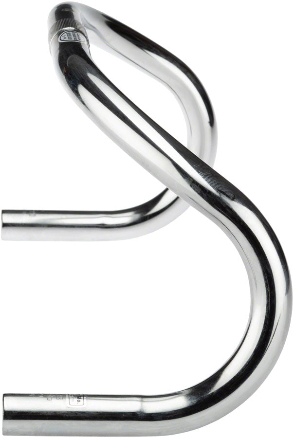 Nitto Track Drop Handlebar - Steel, 25.4mm, 42cm, Silver