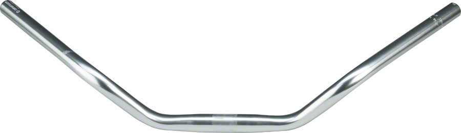 Dimension 25.4 Urban Cruiser Bar, 600mm Wide, 70mm Rise, 50 degree Sweep, Silver