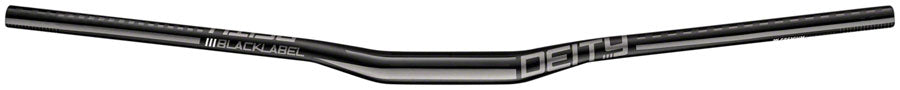 DEITY Blacklabel 800 Handlebar: 15mm Rise, 800mm Width, 31.8 Clamp, Black w/ Stealth