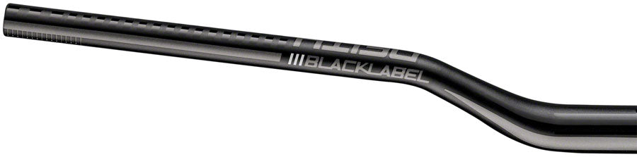 DEITY Blacklabel 800 Handlebar: 38mm Rise, 800mm Width, 31.8 Clamp, Black w/ Stealth