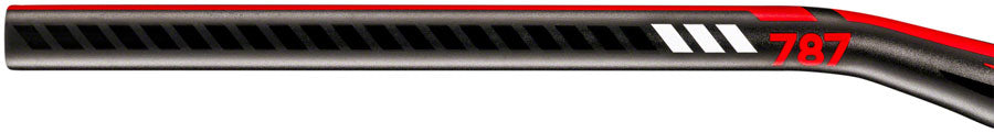 DEITY Skyline 787 Handlebar: 25mm Rise, 787mm Width, 31.8 Clamp, Black w/ Red