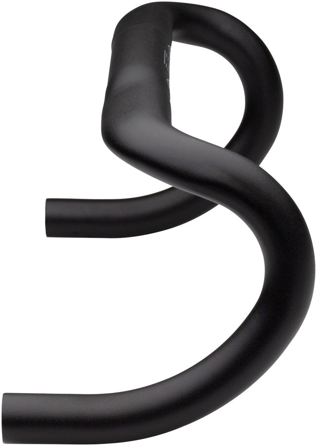 Dimension Flat Top Shallow Drop Handlebar - Aluminum, 31.8mm, 38cm, Black