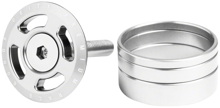DEITY Crosshair Headset Cap - Silver