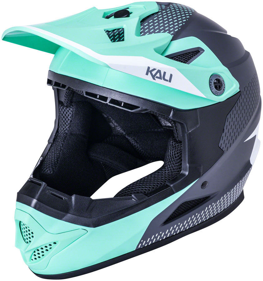 Kali Protectives Zoka Dash Full-Face Helmet - Matte Seafoam/Gray, X-Large