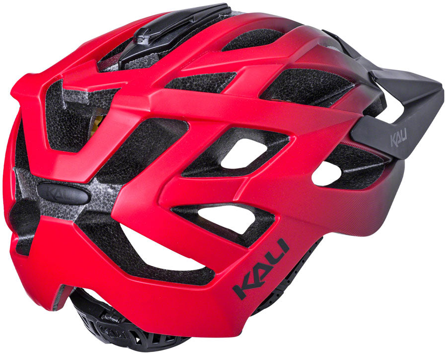 Kali Protectives Lunati 2.0 Helmet - Fade Black/Red, Small/Medium