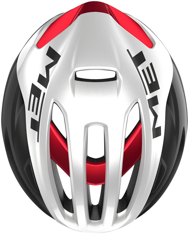 MET Rivale MIPS Helmet - White/Black/Red Metallic, Matte/Glossy, Medium