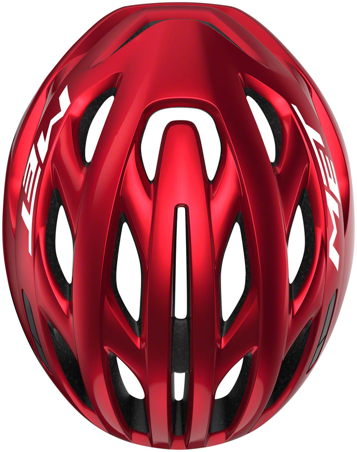 MET Estro MIPS Helmet - Red/Black Metallic, Glossy, Medium