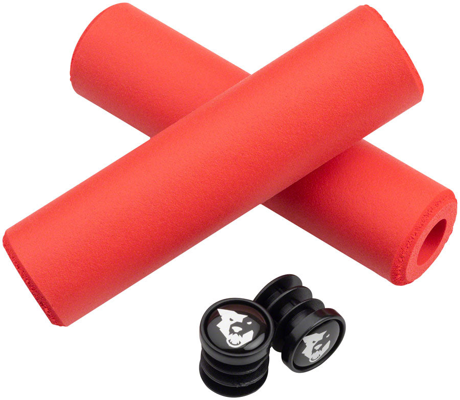 Wolf Tooth Fat Paw Grips Handlebar Grips Red