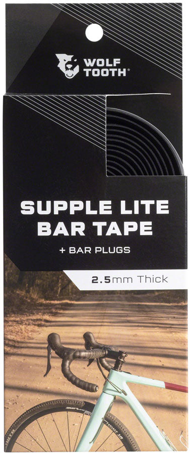 Wolf Tooth Supple Lite Bar Tape Handlebar Tape Black