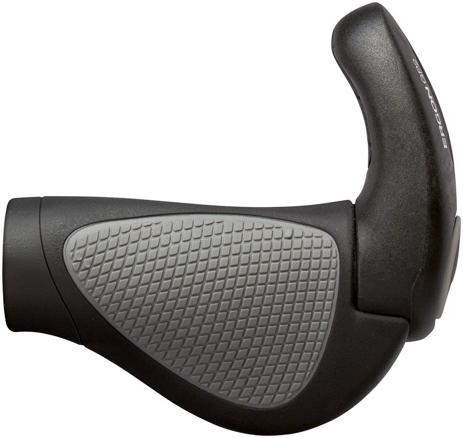 Ergon GP2 Gripshift Grips - Small, Black/Gray