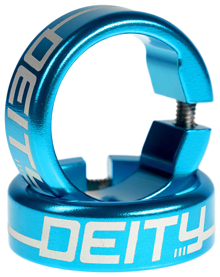 Deity Components DEITY Clamp - Blue Handlebar Grips Blue