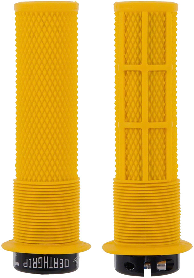 Dmr DeathGrip Flanged Grips Handlebar Grips Rubber Brown
