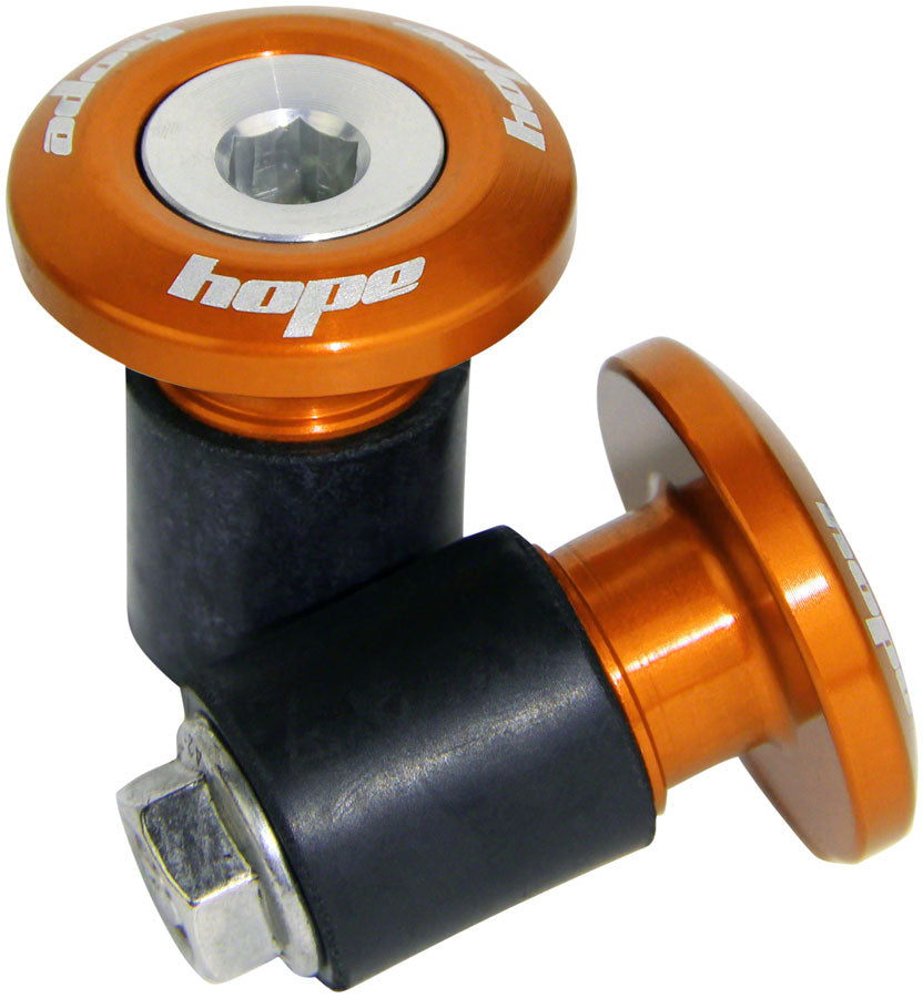 Hope Grip Doctor Bar End Plugs Handlebar Grips Orange