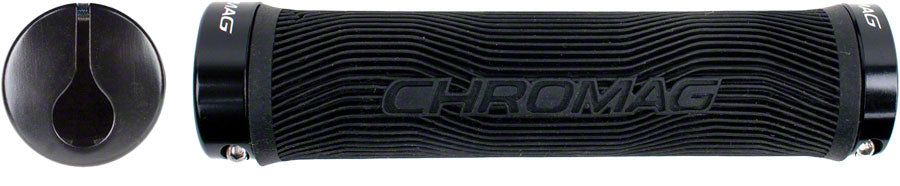Chromag Palmskin Handlebar Grips Rubber Black