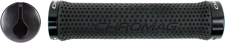 Chromag Basis Handlebar Grips Rubber Black