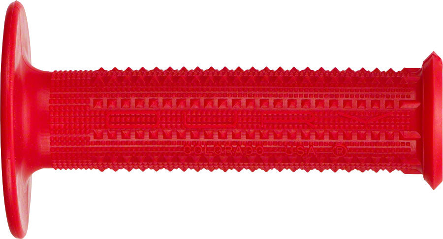Oury Pyramid BMX Grips - Red, Flange