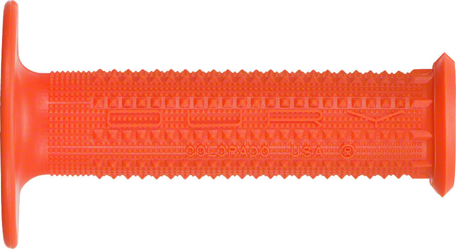 Oury Pyramid BMX Grips - Orange, Flange