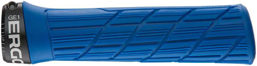 Ergon GE1 Evo Slim Grips - Midsummer Blue, Lock-On