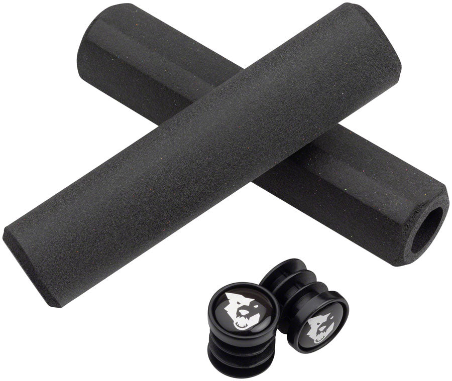 Wolf Tooth Karv Cam Grips Handlebar Grips Rubber Black