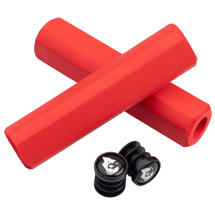 Wolf Tooth Fat Paw Cam Grips Handlebar Grips Red