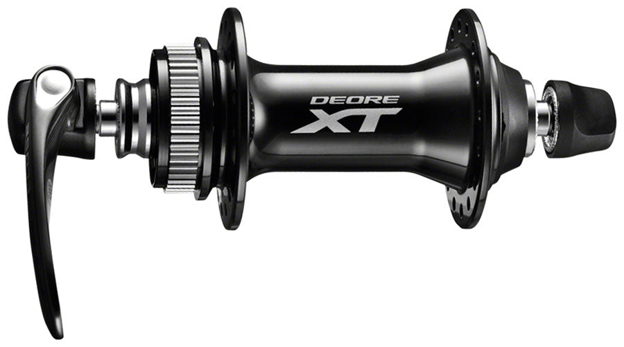 Shimano XT HB-M8000 Front Hub - QR x 100mm, Center-Lock, Black, 32h