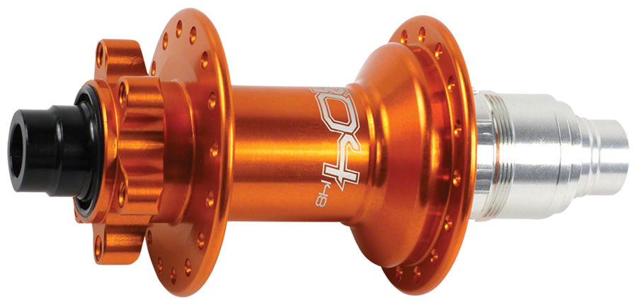 Hope Pro 4 Rear Hub - 12 x 148mm, 6-Bolt, XD, Orange, 32H