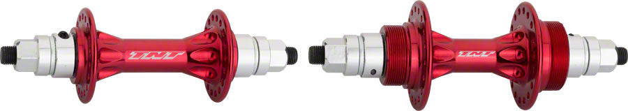 TNT Derringer Hub Set - 3/8" Axle, 36H, Red