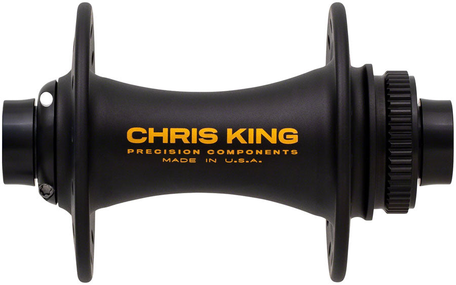 Chris King Front Hub - 15 x 110mm, Center-Lock, 32H, Black/Gold