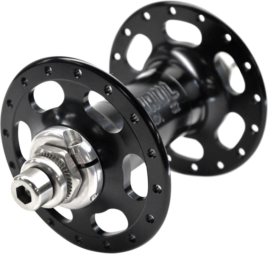Paul Component High Flange Front Hub - 9 x 1 x 100mm, Rim Brake, Black, 32h