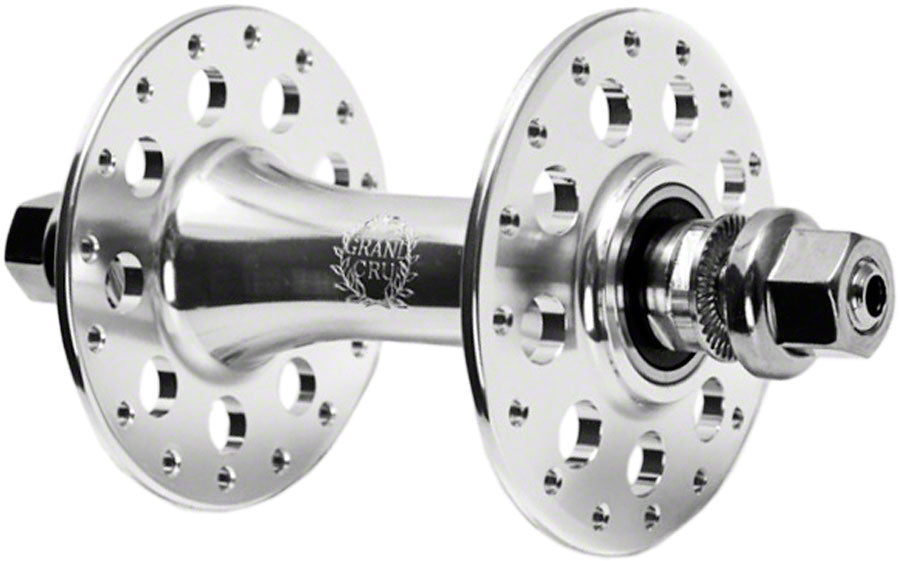Velo Orange Grand Cru Front Hub - 9 x 1 x 100mm, Rim Brake, Silver, 32h