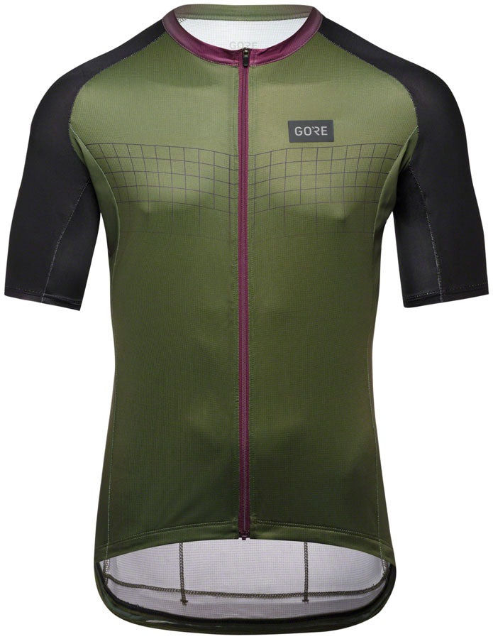 GORE Grid Fade Jersey 2.0 - Green/Purple, Men's, Medium