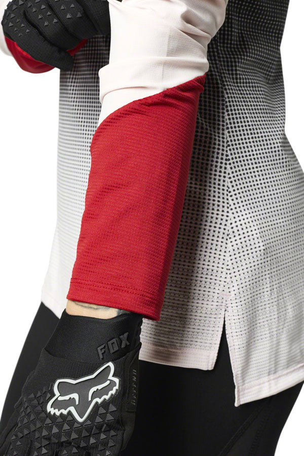 Fox Racing Flexair Long Sleeve Jersey - Black/Pink, Women's, Large