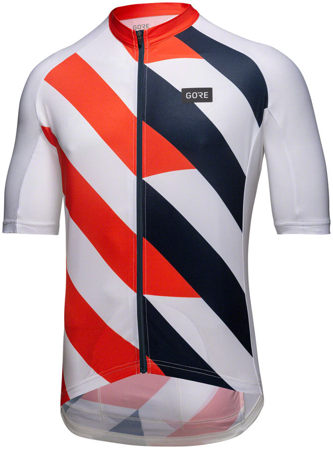 GORE Signal Jersey - White/Fireball, Men's, X-Large