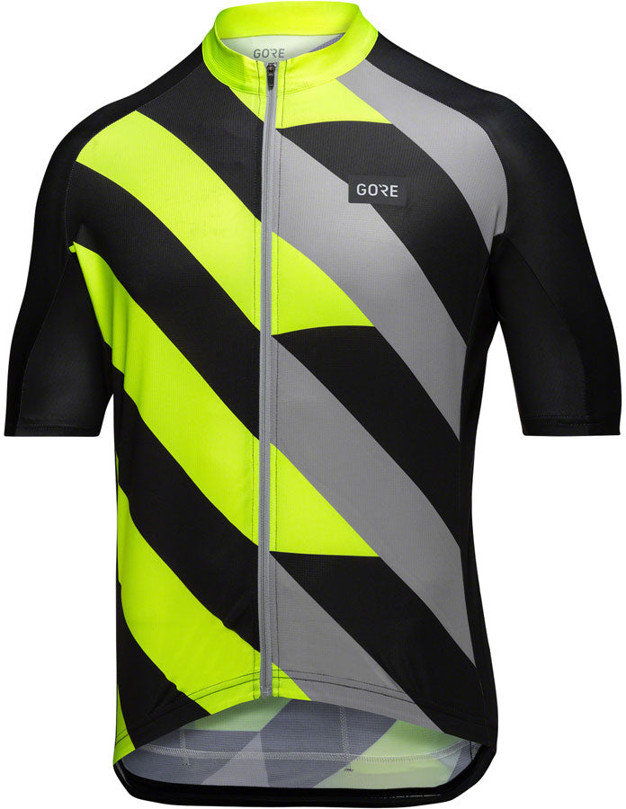 GORE Signal Jersey - Black/Neon Yellow, Men's, X-Large