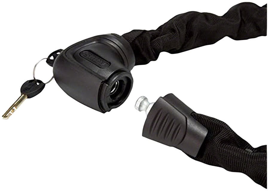 Abus 9809K/85 Steel-O-Chain Key Lock - Black