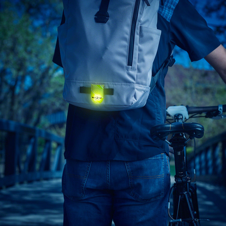 Nite Ize TagLit Rechargeable Magnetic LED Safety Light - Neon Yellow/Green LED