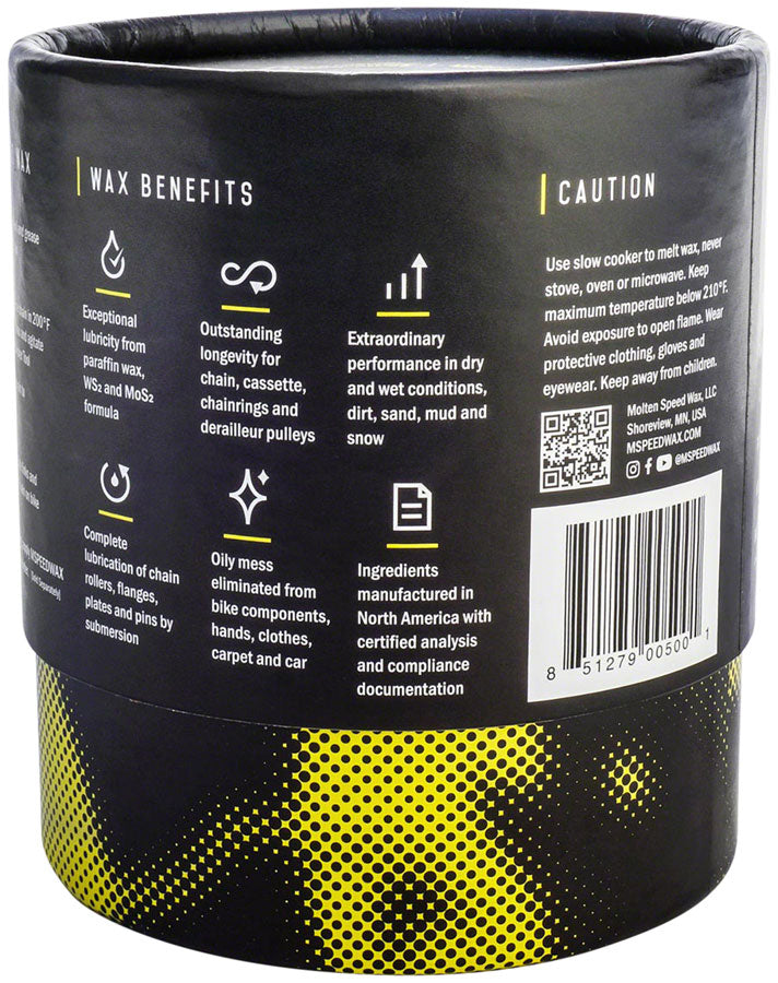 Molten Speed Wax Speed Wax Bike Chain Lube - 1lb, Solid Wax Pucks