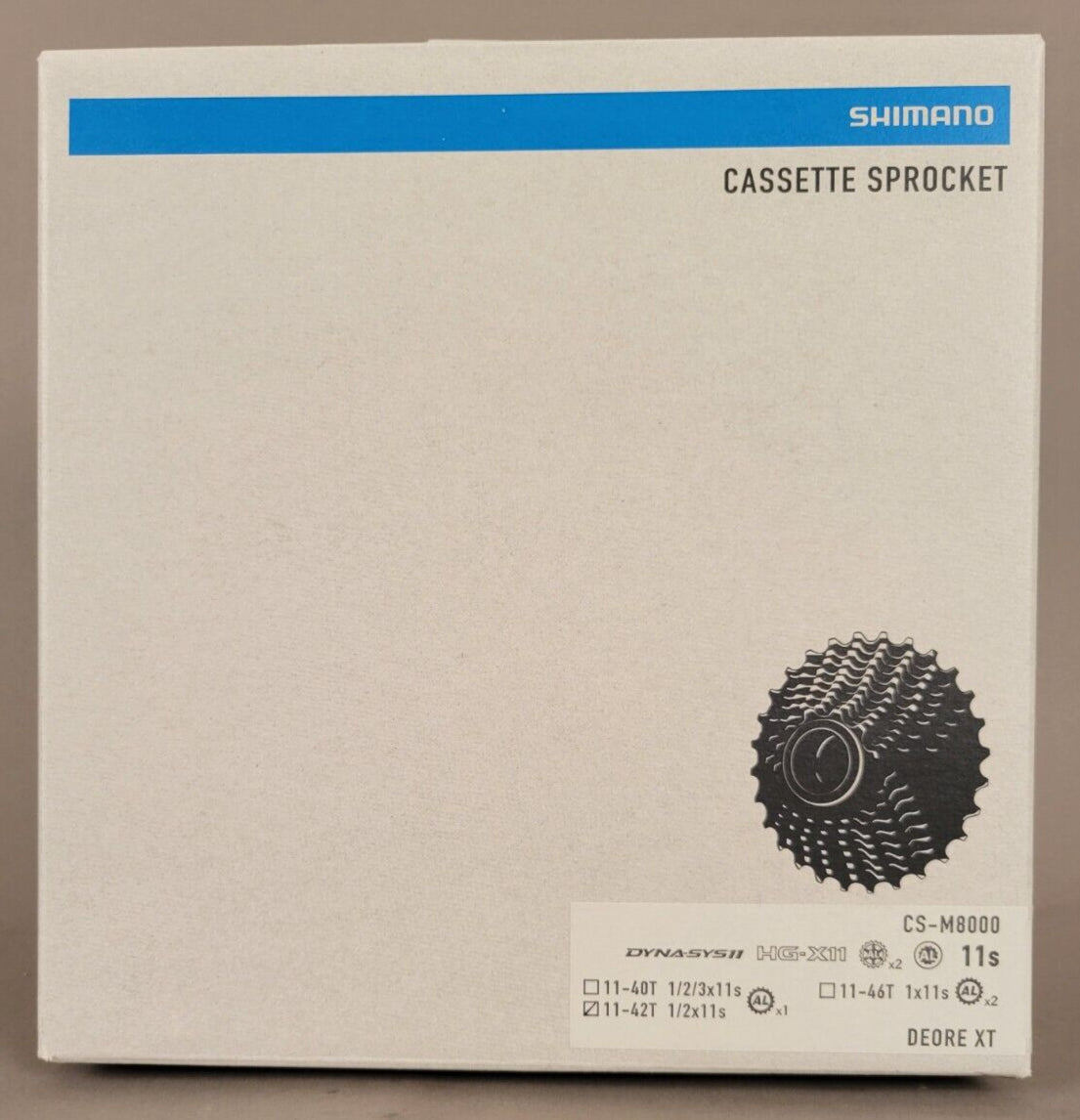 Shimano Deore XT CS-M8000 11-Speed Cassette 11-42T