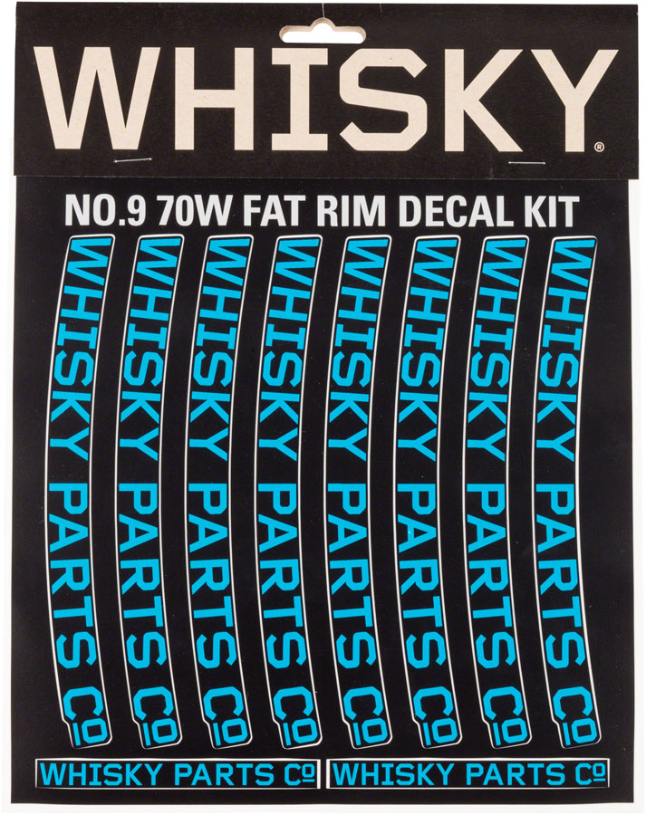 Whisky Parts Co. WHISKY 70w Decal Kit Bicycle Rim