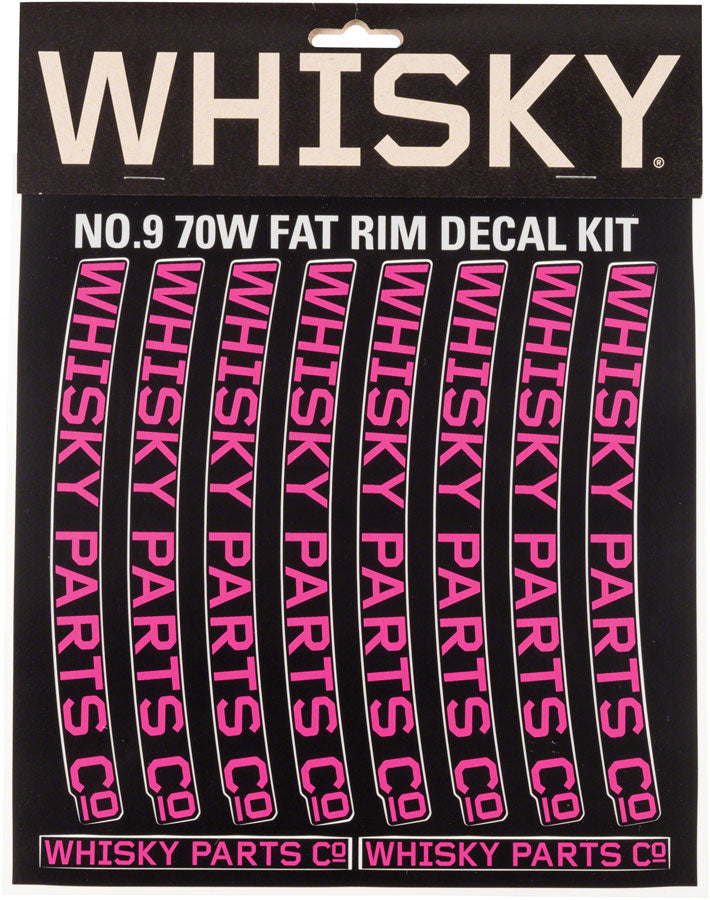 Whisky Parts Co. WHISKY 70w Decal Kit Bicycle Rim
