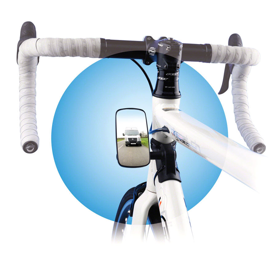 Bike-Eye Frame Mount Mirror: Wide