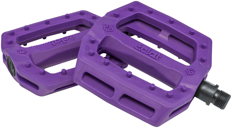 Eclat Slash Composite Flat/Platform Pedals 9/16" Purple