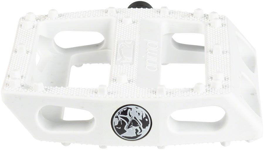 Animal Rat Trap Composite Plastic Flat/Platform Pedals 9/16" White