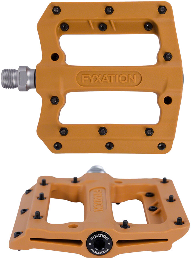 Fyxation Mesa MP Pedals Flat/Platform Pedals 9/16" Orange