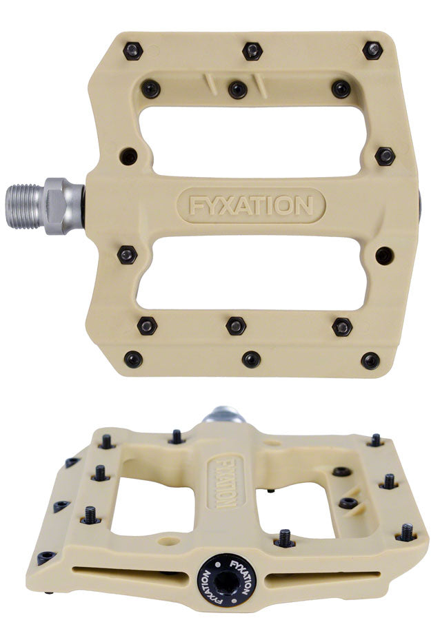 Fyxation Mesa MP Pedals Flat/Platform Pedals 9/16" Tan