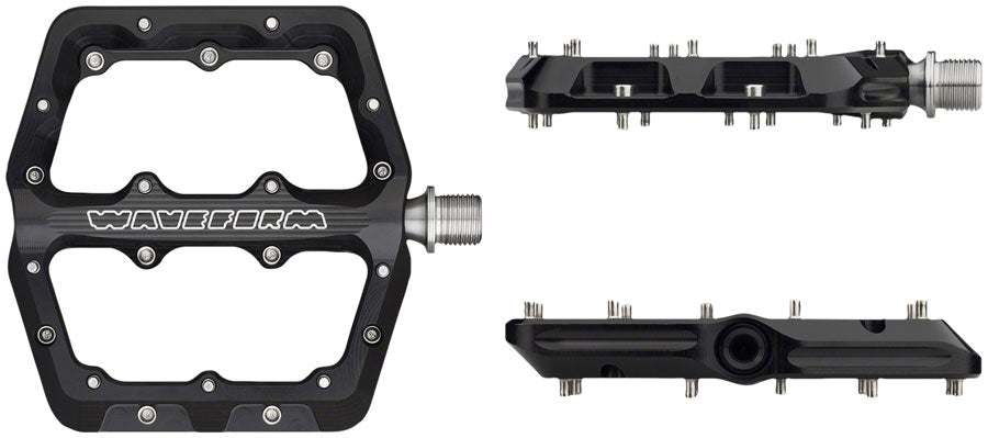 Wolf Tooth Waveform Pedals Flat/Platform Pedals 9/16" Black